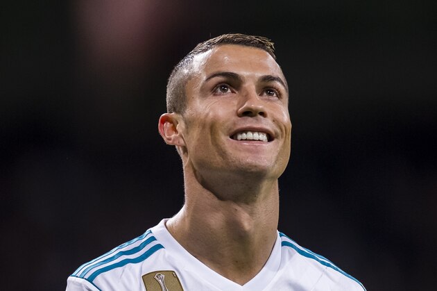 MADRID, SPAIN - NOVEMBER 05: Cristiano Ronaldo of Real Madrid reacts during the La Liga 2017-18 match between Real Madrid and UD Las Palmas at Estadio Santiago Bernabeu on November 05 2017 in Madrid, Spain. (Photo by Power Sport Images/Getty Images)