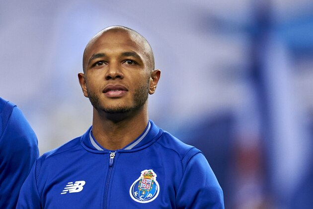 PORTO, PORTUGAL - NOVEMBER 01:  Yacine Brahimi of FC Porto looks on prior to the UEFA Champions League group G match between FC Porto and RB Leipzig at Estadio do Dragao on November 1, 2017 in Porto, Portugal.  (Photo by fotopress/Getty Images)