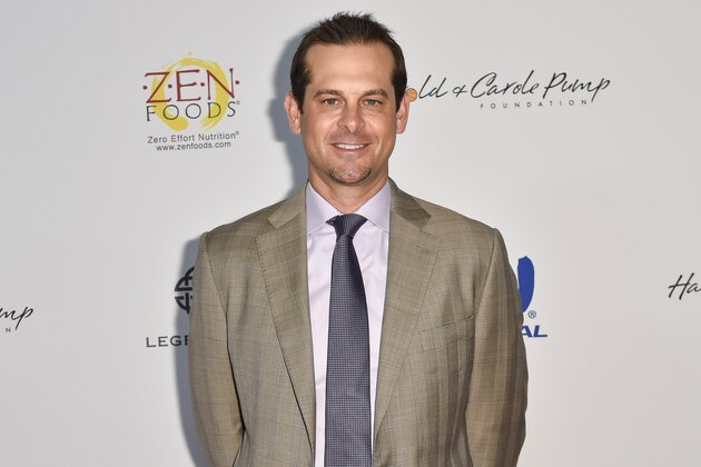 Aaron Boone arrives at the 15th Annual Harold and Carole Pump Foundation Gala held at the Hyatt Regency Century Plaza, on Friday, August 7, 2015, in Los Angeles. (Photo by Rob Latour/Invision/AP)
