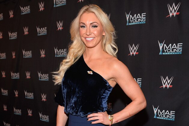 LAS VEGAS, NV - SEPTEMBER 12:  WWE Superstar Charlotte Flair appears on the red carpet of the WWE Mae Young Classic on September 12, 2017 in Las Vegas, Nevada.  (Photo by Bryan Steffy/Getty Images for WWE)