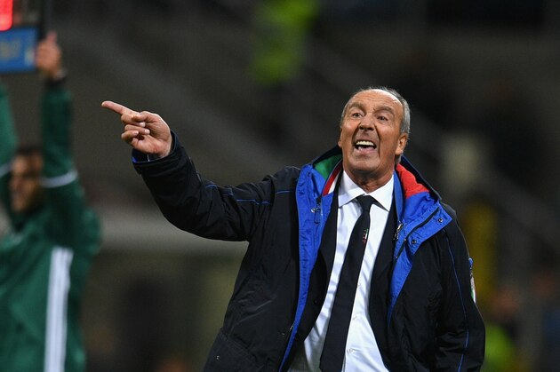 MILAN, ITALY - NOVEMBER 13: Head coach Italy Gian Piero Ventura reacts during the FIFA 2018 World Cup Qualifier Play-Off: Second Leg between Italy and Sweden at San Siro Stadium on November 13, 2017 in Milan, Italy. (Photo by Claudio Villa/Getty Images) MILAN, ITALY - NOVEMBER 13: Head coach Italy Gian Piero Ventura reacts during the FIFA 2018 World Cup Qualifier Play-Off: Second Leg between Italy and Sweden at San Siro Stadium on November 13, 2017 in Milan, Italy. (Photo by Claudio Villa/Getty Images)