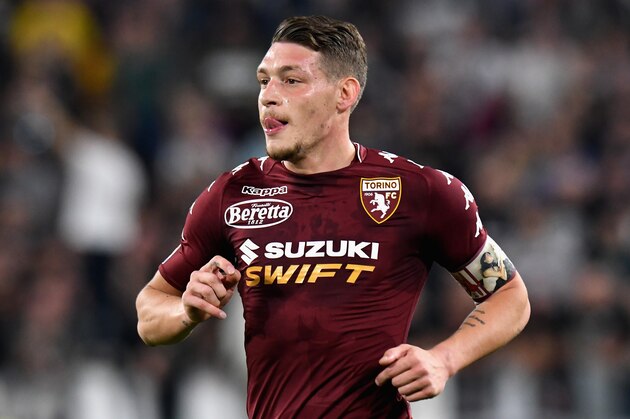 TURIN, ITALY - SEPTEMBER 23: Andrea Belotti of Torino FC  looks on during the Serie A match between Juventus and Torino FC on September 23, 2017 in Turin, Italy.  (Photo by Alessandro Sabattini/Getty Images )