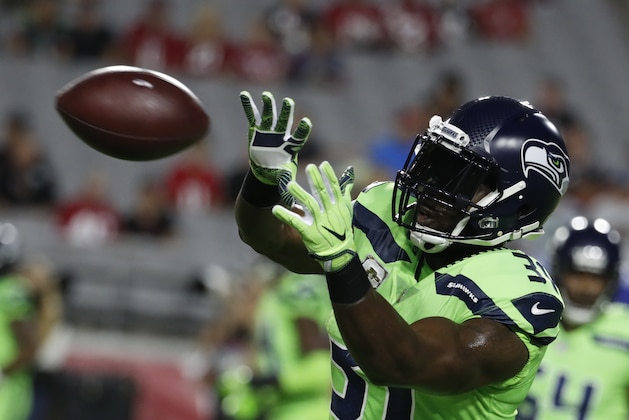 Seattle Seahawks strong safety Kam Chancellor (31) during an NFL football game against the Arizona Cardinals, Thursday, Nov. 9, 2017, in Glendale, Ariz. (AP Photo/Rick Scuteri)