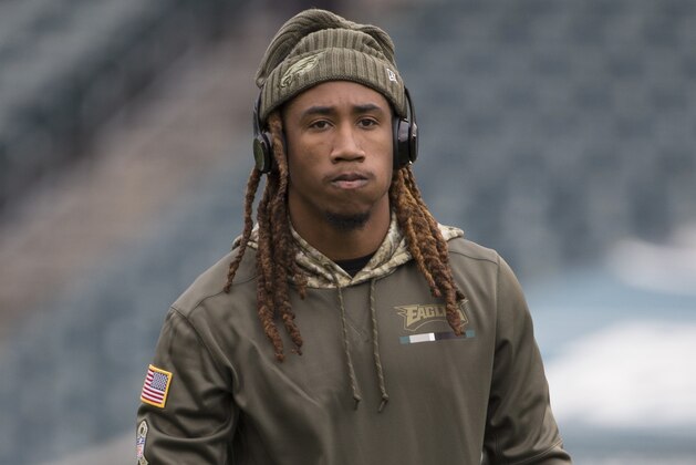 PHILADELPHIA, PA - NOVEMBER 5: Ronald Darby #41 of the Philadelphia Eagles warms up prior to the game against the Denver Broncos at Lincoln Financial Field on November 5, 2017 in Philadelphia, Pennsylvania. (Photo by Mitchell Leff/Getty Images)