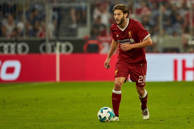 MUNICH, GERMANY - AUGUST 02: Adam Lallana of Liverpool in action (Foto: Peter Fastl/DeFodi.de) during the Audi Cup 2017 match between Liverpool FC and Atletico Madrid at Allianz Arena on August 2, 2017 in Munich, Germany. (Photo by TF-Images/TF-Images via Getty Images)