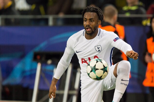 DORTMUND, GERMANY - NOVEMBER 21: Danny Rose of Tottenham Hotspur controls the ball during the UEFA Champions League group H match between Borussia Dortmund and Tottenham Hotspur at Signal Iduna Park on November 21, 2017 in Dortmund, Germany. (Photo by TF-Images/TF-Images via Getty Images)
