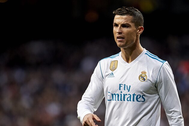 MADRID, SPAIN - NOVEMBER 25:  Cristiano Ronaldo of Real Madrid looks on during the La Liga match between Real Madrid and Malaga at Estadio Santiago Bernabeu on November 25, 2017 in Madrid, Spain.  (Photo by fotopress/Getty Images)