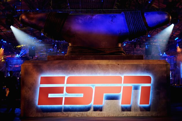 SAN FRANCISCO, CA - FEBRUARY 05:  A view of the logo during ESPN The Party on February 5, 2016 in San Francisco, California.  (Photo by Mike Windle/Getty Images for ESPN)