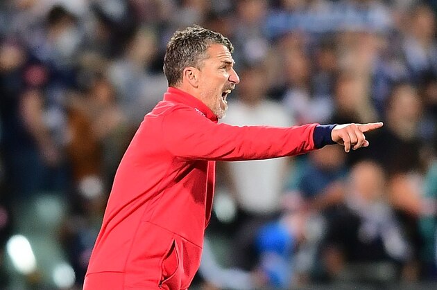 ADELAIDE, AUSTRALIA - OCTOBER 20:  Adelaide coach Marco Kurz during the round three A-League match between Adelaide United and Melbourne Victory at Adelaide Oval on October 20, 2017 in Adelaide, Australia.  (Photo by Mark Brake/Getty Images)