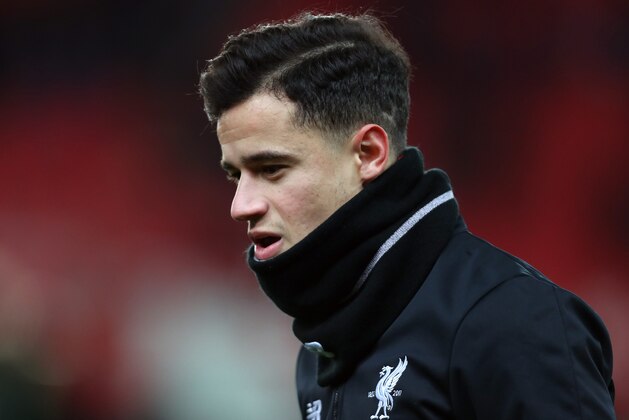 STOKE ON TRENT, ENGLAND - NOVEMBER 29: Philippe Coutinho of Liverpool before the Premier League match between Stoke City and Liverpool at Bet365 Stadium on November 29, 2017 in Stoke on Trent, England. (Photo by James Baylis - AMA/Getty Images)