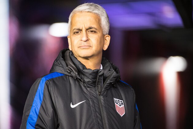 SAN JOSE, CA - MARCH 24:  Sunil Gulati prior to the World Cup Qualifier match between the United States and Honduras at Avaya Stadium on March 24, 2017 in San Jose, California.  The United States won the match 6-0 (Photo by Shaun Clark/Getty Images)