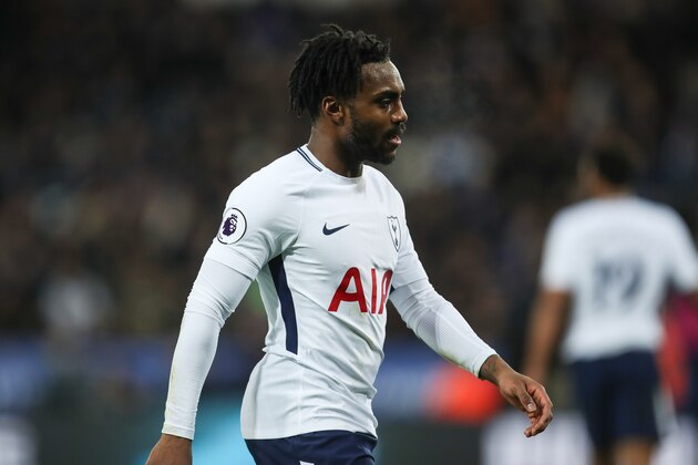 LEICESTER, ENGLAND - NOVEMBER 28: Danny Rose of Tottenham Hotspur during the Premier League match between Leicester City and Tottenham Hotspur at The King Power Stadium on November 28, 2017 in Leicester, England. (Photo by Robbie Jay Barratt - AMA/Getty Images)