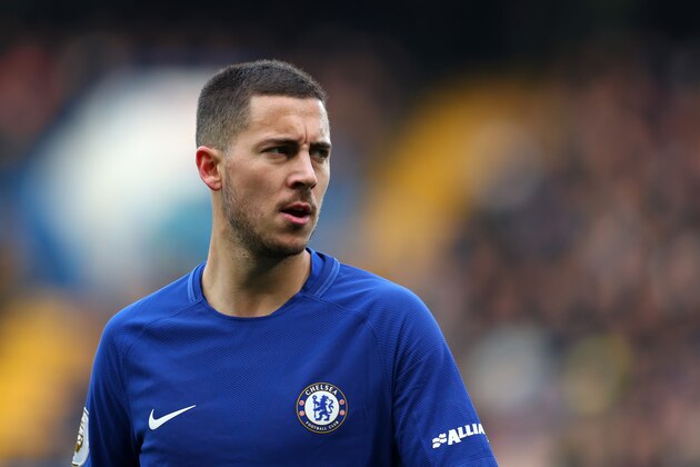 LONDON, ENGLAND - DECEMBER 02: Eden Hazard of Chelsea during the Premier League match between Chelsea and Newcastle United at Stamford Bridge on December 2, 2017 in London, England. (Photo by Catherine Ivill/Getty Images)