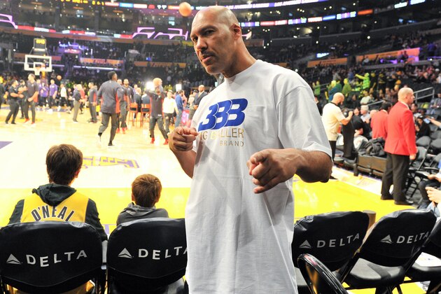 LOS ANGELES, CA - DECEMBER 03: LaVar Ball attends a basketball game between the Los Angeles Lakers and the Houston Rockets at Staples Center on December 3, 2017 in Los Angeles, California.  (Photo by Allen Berezovsky/Getty Images)