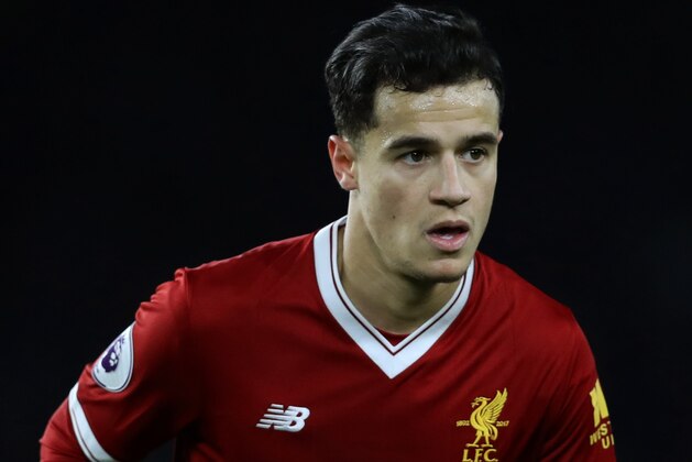 BRIGHTON, ENGLAND - DECEMBER 02:  Philippe Coutinho of Liverpool in action during the Premier League match between Brighton and Hove Albion and Liverpool at Amex Stadium on December 2, 2017 in Brighton, England.  (Photo by Dan Istitene/Getty Images)