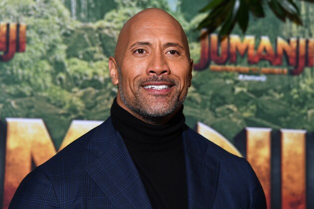 PARIS, FRANCE - DECEMBER 05:  Dwayne Johnson attends 'Jumanji : Welcome to the Jungle' Premiere at Le Grand Rex on December 5, 2017 in Paris, France.  (Photo by Pascal Le Segretain/Getty Images)
