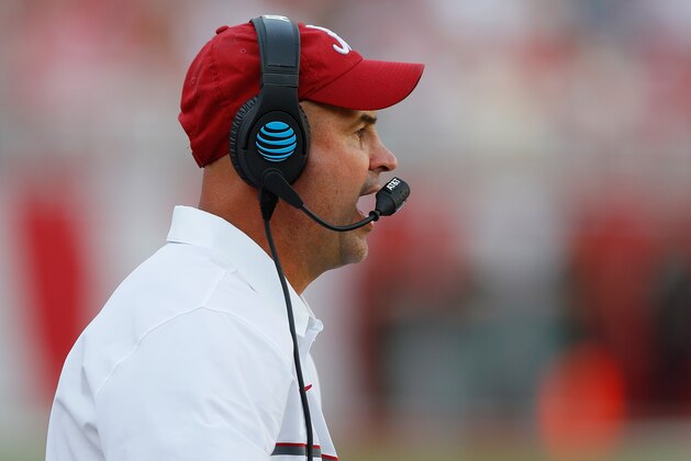 TUSCALOOSA, AL - SEPTEMBER 10:  Jeremy Pruitt, defensive coordinator of the Alabama Crimson Tide, looks on from the sidelines against the Western Kentucky Hilltoppers at Bryant-Denny Stadium on September 10, 2016 in Tuscaloosa, Alabama.  (Photo by Kevin C. Cox/Getty Images)