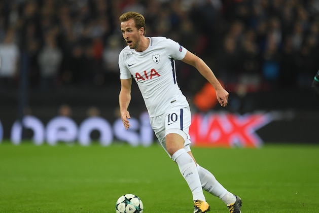 LONDON, ENGLAND - NOVEMBER 01:  Harry Kane of Tottenham reacts during the UEFA Champions League group H match between Tottenham Hotspur and Real Madrid at Wembley Stadium on November 1, 2017 in London, United Kingdom.  (Photo by Mike Hewitt/Getty Images)