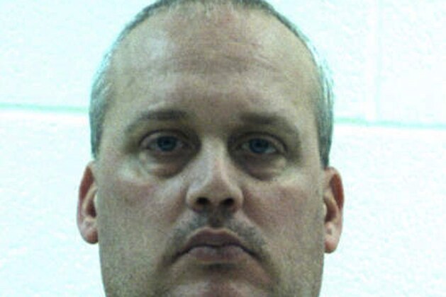 This undated file photo provided by the Centre County Correctional Facility shows Jeffrey Sandusky. Jeffrey Sandusky, the son of former Penn State University assistant coach Jerry Sandusky has pleaded guilty pressuring a teenage girl to send him naked photos and asking her teen sister to give him oral sex, Friday, Sept. 15, 2017. (Centre County Correctional Facility via AP, File)