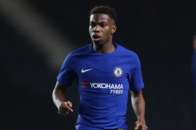 MILTON KEYNES, ENGLAND - DECEMBER 06:  Charly Musonda of Chelsea in action during the Checkatrade Trophy Second Round match between Milton Keynes Dons and Chelsea U21vat StadiumMK on December 6, 2017 in Milton Keynes, England.  (Photo by Pete Norton/Getty Images)