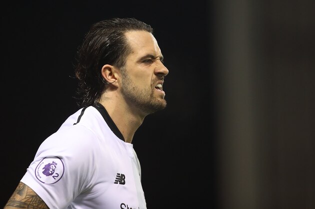 LEIGH, GREATER MANCHESTER - OCTOBER 23: Danny Ings of Liverpool during the Premier League 2 fixture between Manchester United and Liverpool at Leigh Sports Village on October 23, 2017 in Leigh, Greater Manchester. (Photo by Robbie Jay Barratt - AMA/Getty Images)