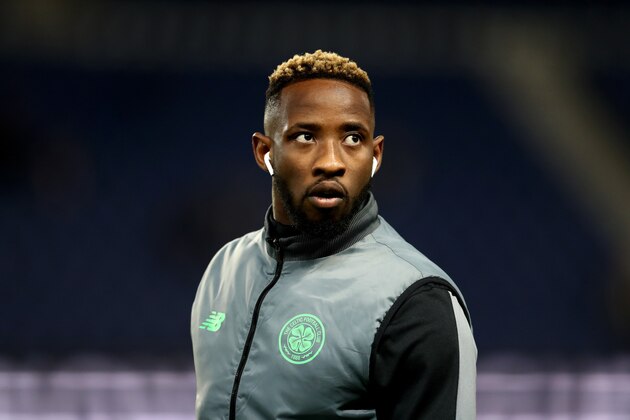 PARIS, FRANCE - NOVEMBER 22: Moussa Dembele of Celtic during the UEFA Champions League group B match between Paris Saint-Germain and Celtic FC at Parc des Princes on November 22, 2017 in Paris, France. (Photo by Catherine Ivill/Getty Images)