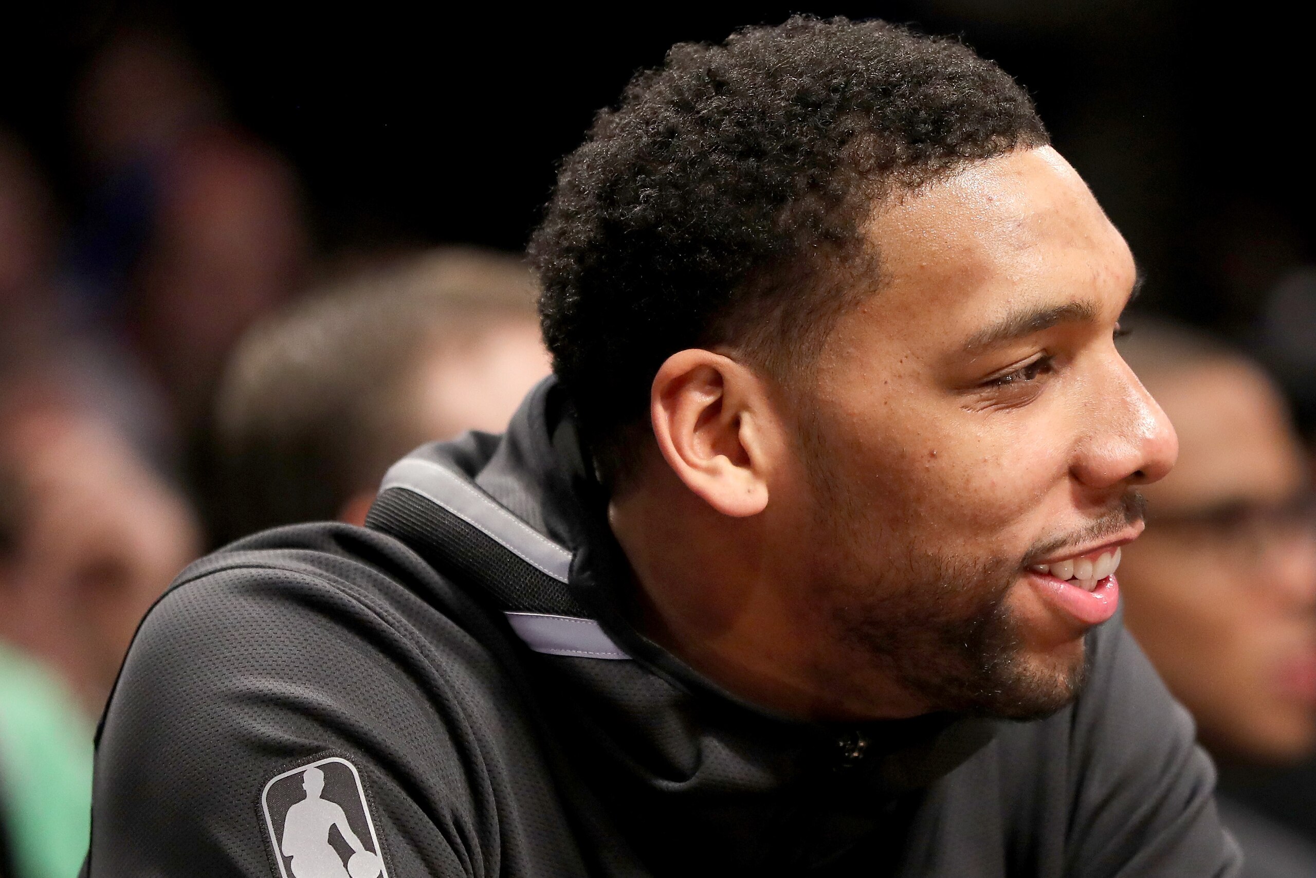 NEW YORK, NY - DECEMBER 14: Jahlil Okafor #4 of the Brooklyn Nets looks on from the bench in the first half against the New York Knicks at the Barclays Center on December 14, 2017 in the Brooklyn borough of New York City. NOTE TO USER: User expressly acknowledges and agrees that, by downloading and or using this Photograph, user is consenting to the terms and conditions of the Getty Images License Agreement. (Photo by Elsa/Getty Images) NEW YORK, NY - DECEMBER 14: Jahlil Okafor #4 of the Brooklyn Nets looks on from the bench in the first half against the New York Knicks at the Barclays Center on December 14, 2017 in the Brooklyn borough of New York City. NOTE TO USER: User expressly acknowledges and agrees that, by downloading and or using this Photograph, user is consenting to the terms and conditions of the Getty Images License Agreement. (Photo by Elsa/Getty Images)