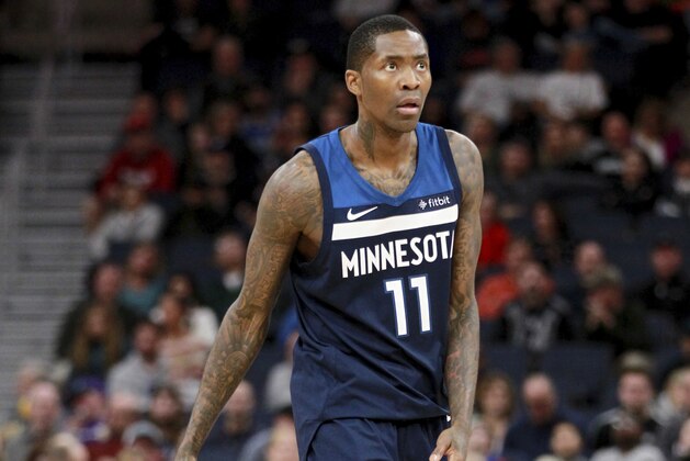 Minnesota Timberwolves guard Jamal Crawford against the Los Angeles Clippers during a NBA basketball game on Sunday, Dec. 3, 2017, in Minneapolis. (AP Photo/Andy Clayton-King)