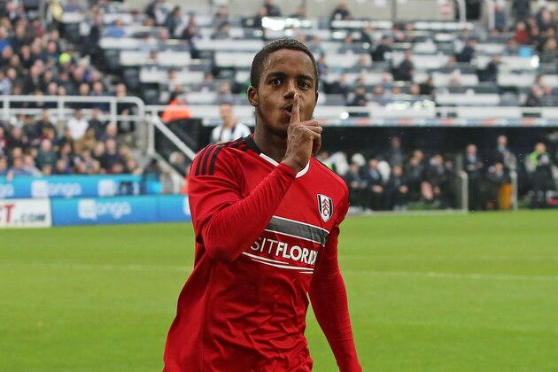 NEWCASTLE UPON TYNE, ENGLAND - MARCH 11: Ryan Sessegnon of Fulham celebrates after he scores the third goal during the Sky Bet Championship match between Newcastle United and Fulham  at St James' Park on March 11, 2017 in Newcastle upon Tyne, England. (Photo by Ian Horrocks/Getty Images)