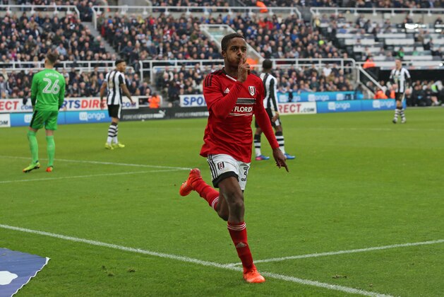 NEWCASTLE UPON TYNE, ENGLAND - MARCH 11: Ryan Sessegnon of Fulham celebrates after he scores the third goal during the Sky Bet Championship match between Newcastle United and Fulham at St James' Park on March 11, 2017 in Newcastle upon Tyne, England. (Photo by Ian Horrocks/Getty Images) NEWCASTLE UPON TYNE, ENGLAND - MARCH 11: Ryan Sessegnon of Fulham celebrates after he scores the third goal during the Sky Bet Championship match between Newcastle United and Fulham at St James' Park on March 11, 2017 in Newcastle upon Tyne, England. (Photo by Ian Horrocks/Getty Images)