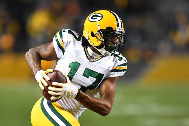 PITTSBURGH, PA - NOVEMBER 26: Davante Adams #17 of the Green Bay Packers in action during the game against the Pittsburgh Steelers at Heinz Field on November 26, 2017 in Pittsburgh, Pennsylvania. (Photo by Joe Sargent/Getty Images)