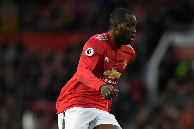 MANCHESTER, ENGLAND - DECEMBER 26:  United player Romelu Lukaku  in action during the Premier League match between Manchester United and Burnley at Old Trafford on December 26, 2017 in Manchester, England.  (Photo by Stu Forster/Getty Images)