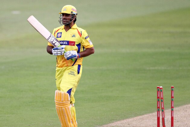 DURBAN, SOUTH AFRICA - OCTOBER 22: MS Dhoni of Chennai is dismissed during the Champions League twenty20 match between Chennai Super Kings and Yorkshire Carnegie at Sahara Stadium Kingsmead on October 22, 2012 in Durban, South Africa. (Photo by Anesh Debiky / Gallo Images/Getty Images) DURBAN, SOUTH AFRICA - OCTOBER 22: MS Dhoni of Chennai is dismissed during the Champions League twenty20 match between Chennai Super Kings and Yorkshire Carnegie at Sahara Stadium Kingsmead on October 22, 2012 in Durban, South Africa. (Photo by Anesh Debiky / Gallo Images/Getty Images)