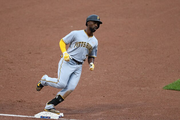 NEW YORK, NY - JUNE 04:  Andrew McCutchen #22 of the Pittsburgh Pirates rounds the bases after hitting a three run home run against the New York Mets in the ninth inning during their game at Citi Field on June 4, 2017 in New York City.  (Photo by Al Bello/Getty Images)