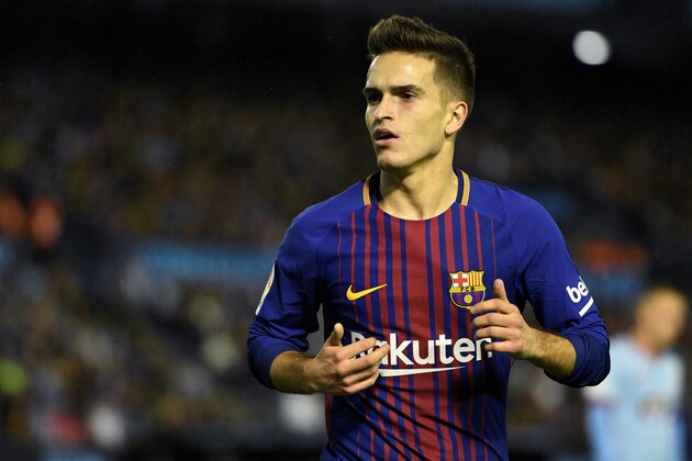 VIGO, SPAIN - JANUARY 04: Denis Suarez of FC Barcelona in action during the Copa del Rey round of 16 first leg match between RC Celta de Vigo and FC Barcelona at Municipal Balaidos on January 4, 2018 in Vigo, Spain. (Photo by Octavio Passos/Getty Images)