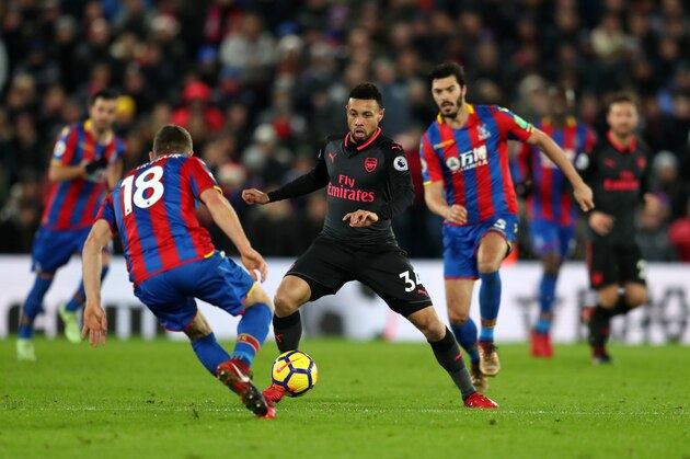 LONDON, ENGLAND - DECEMBER 28: Francis Coquelin of Arsenal during the Premier League match between Crystal Palace and Arsenal at Selhurst Park on December 28, 2017 in London, England. (Photo by Catherine Ivill/Getty Images)