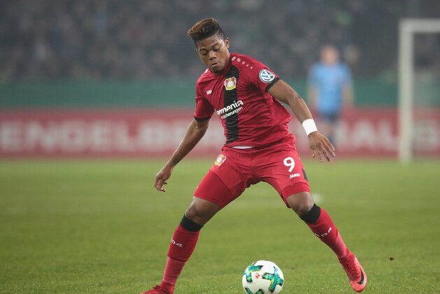 MOENCHENGLADBACH, GERMANY - DECEMBER 20: Leon Bailey of Leverkusen controls the ball during the DFB Cup match between Borussia Moenchengladbach and Bayer Leverkusen at Borussia-Park on December 20, 2017 in Moenchengladbach, Germany. (Photo by TF-Images/TF-Images via Getty Images) MOENCHENGLADBACH, GERMANY - DECEMBER 20: Leon Bailey of Leverkusen controls the ball during the DFB Cup match between Borussia Moenchengladbach and Bayer Leverkusen at Borussia-Park on December 20, 2017 in Moenchengladbach, Germany. (Photo by TF-Images/TF-Images via Getty Images)