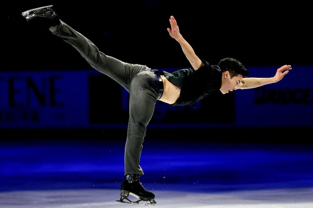 SAN JOSE, CA - JANUARY 07:  Nathan Chen skates in the Smucker's Skating Spectacular during the 2018 Prudential U.S. Figure Skating Championships at the SAP Center on January 7, 2018 in San Jose, California.  (Photo by Matthew Stockman/Getty Images)