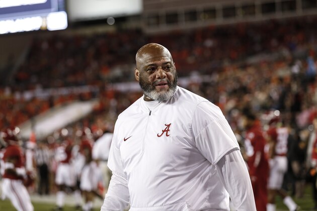 TAMPA, FL - JANUARY 09:  Defensive Line Coach Karl Dunbar of the Alabama Crimson Tide during the 2017 College Football Playoff National Championship Game against the Clemson Tigers at Raymond James Stadium on January 9, 2017 in Tampa, Florida. The Clemson Tigers defeated The Alabama Crimson Tide 35 to 31. (Photo by Don Juan Moore/Getty Images)