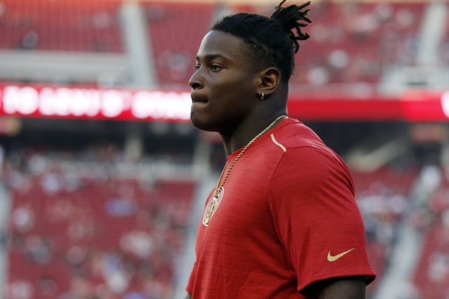 San Francisco 49ers linebacker Reuben Foster during the first half of a preseason NFL football game against the Los Angeles Chargers Thursday, Aug. 31, 2017, in Santa Clara, Calif. (AP Photo/D. Ross Cameron)
