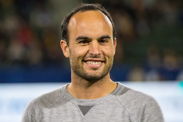 CARSON, CA - APRIL 7: Landon Donovan during halftime at the Los Angeles Galaxy's MLS match against Montreal Impact at the StubHub Center on April 7, 2017 in Carson, California.  The LA Galaxy won the match 2-0  (Photo by Shaun Clark/Getty Images)