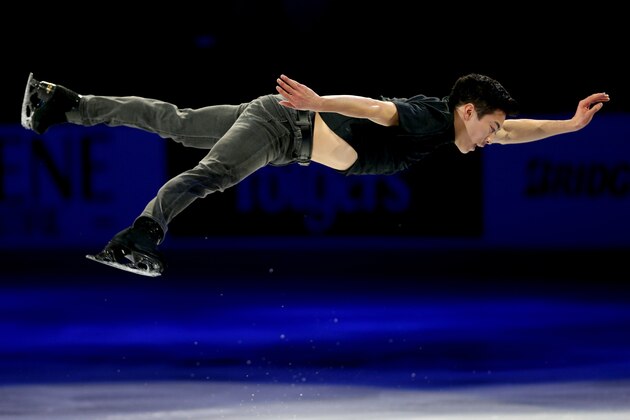 SAN JOSE, CA - JANUARY 07:  Nathan Chen skates in the Smucker's Skating Spectacular during the 2018 Prudential U.S. Figure Skating Championships at the SAP Center on January 7, 2018 in San Jose, California.  (Photo by Matthew Stockman/Getty Images)