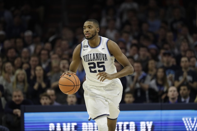 Villanova's Mikal Bridges in action during an NCAA college basketball game against Xavier, Wednesday, Jan. 10, 2018, in Philadelphia. (AP Photo/Matt Slocum) Villanova's Mikal Bridges in action during an NCAA college basketball game against Xavier, Wednesday, Jan. 10, 2018, in Philadelphia. (AP Photo/Matt Slocum)