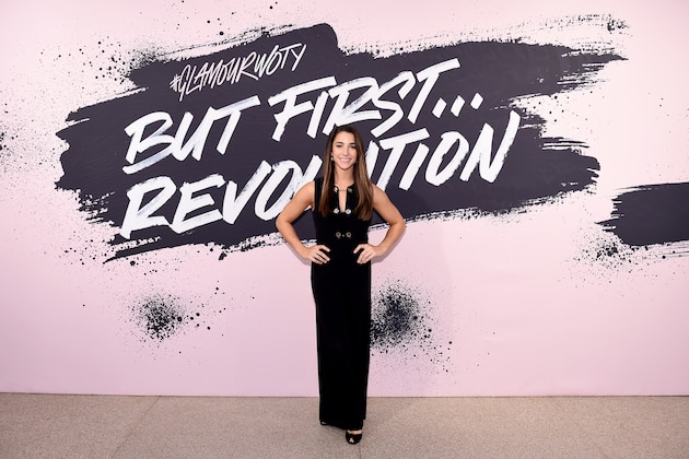 NEW YORK, NY - NOVEMBER 13:  U.S. Olympic Medalist Aly Raisman poses during Glamour Celebrates 2017 Women Of The Year Live Summit at Brooklyn Museum on November 13, 2017 in New York City.  (Photo by Ilya S. Savenok/Getty Images for Glamour)