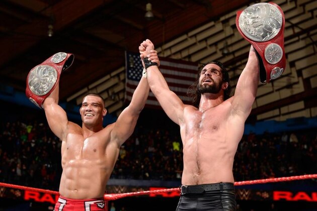 Jason Jordan and Seth Rollins