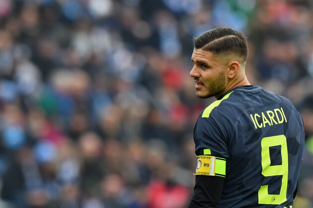 FERRARA, ITALY - JANUARY 28:  Mauro Emanuel Icardi of FC Internazionale looks on during the serie A match between Spal and FC Internazionale at Stadio Paolo Mazza on January 28, 2018 in Ferrara, Italy.  (Photo by Alessandro Sabattini/Getty Images)