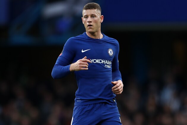 LONDON, ENGLAND - JANUARY 28: Ross Barkley of Chelsea during the Emirates FA Cup Fourth Round match between Chelsea and Newcastle United on January 28, 2018 in London, United Kingdom. (Photo by Catherine Ivill/Getty Images)