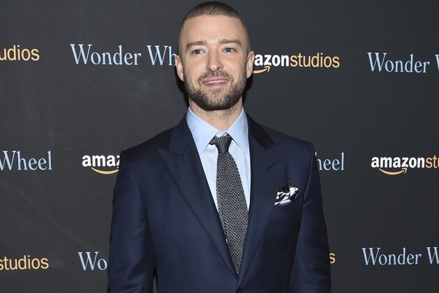FILE - In this Nov. 14, 2017 file photo, actor Justin Timberlake attends a special screening of