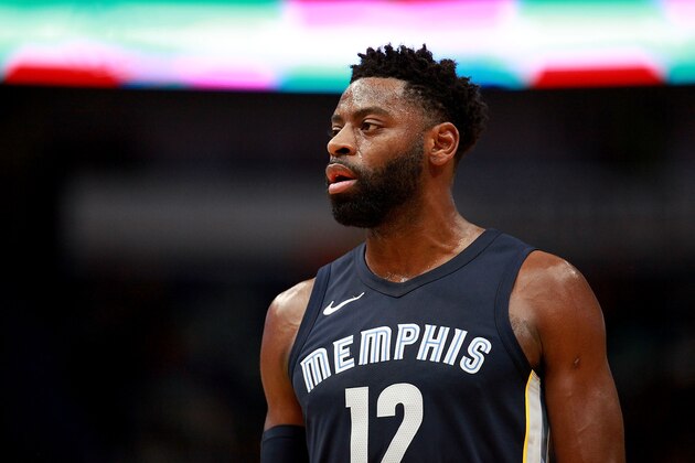 NEW ORLEANS, LA - JANUARY 20:  Tyreke Evans #12 of the Memphis Grizzlies stands on the court during the first half of a NBA game against the New Orleans Pelicans at the Smoothie King Center on January 20, 2018 in New Orleans, Louisiana. NOTE TO USER: User expressly acknowledges and agrees that, by downloading and or using this photograph, User is consenting to the terms and conditions of the Getty Images License Agreement.  (Photo by Sean Gardner/Getty Images)