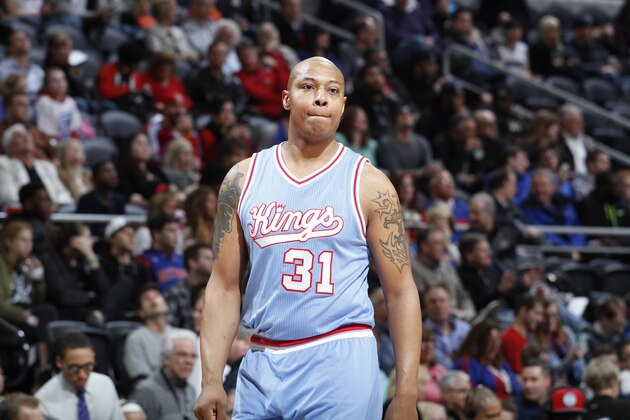 AUBURN HILLS, MI  - MARCH 18: Caron Butler #31 of the Sacramento Kings during the game against the Detroit Pistons on March 18, 2016 at The Palace of Auburn Hills in Auburn Hills, Michigan. NOTE TO USER: User expressly acknowledges and agrees that, by downloading and or using this Photograph, user is consenting to the terms and conditions of the Getty Images License Agreement. Mandatory Copyright Notice: Copyright 2016 NBAE (Photo by B.Sevald/Einstein/NBAE via Getty Images)